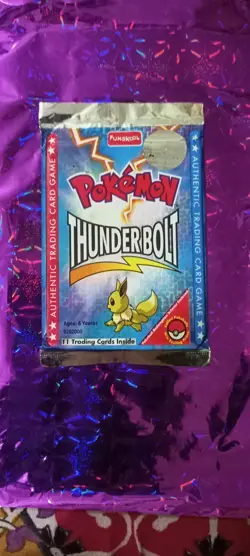 Pokemon Funskool Thunderbolt Eevee card Pack - Image 1
