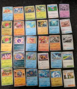 Pokemon TCG Scarlet & Violet 151 Bulk Card Lot Common/holo/reverse/Trainer - Image 1