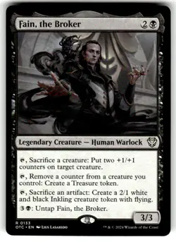 Fain, the Broker Commander: Outlaws of Thunder Junction Regular MTG - Image 1