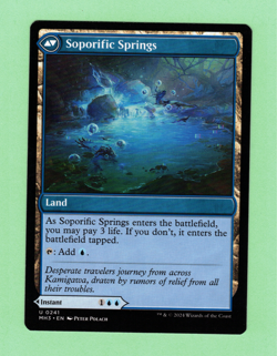 MTG DOUBLE SIDED - SINK INTO STUPOR / SOPORIFIC SPRINGS U 0241 MH3 2024 - Image 2