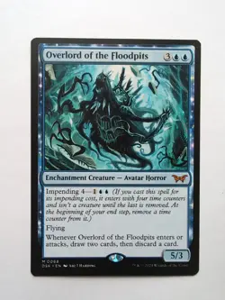 MTG Overlord of the Floodpits (DSK) Duskmourn: House of Horror Regular Mythic 68 - Image 1