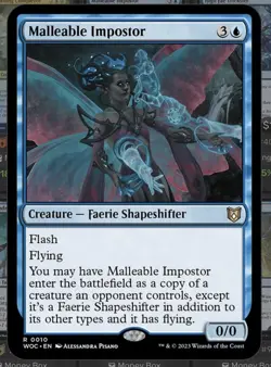 Malleable Impostor Commander: Wilds of Eldraine Regular - Image 1