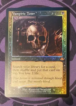 Vampiric Tutor (Retro Frame) Dominaria Remastered Foil - Image 1