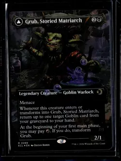 Grub, Storied Matriarch (Borderless) - 289 - Foil - ECL - NM - MTG - Image 1
