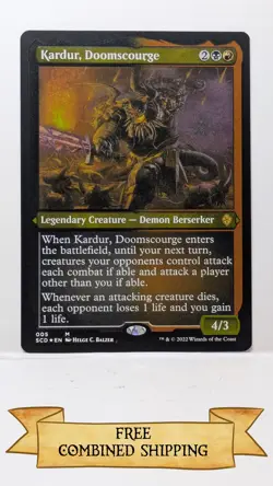 Kardur, Doomscourge (Foil Etched) Starter Commander Decks Foil - Image 1