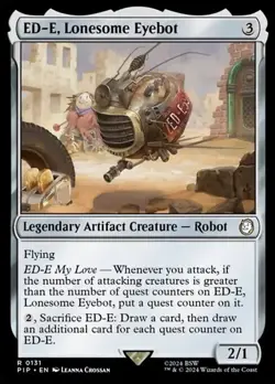 NM ED-E, Lonesome Eyebot, MTG, Fallout, Magic the Gathering, 131 - Image 1