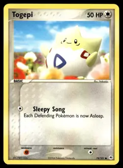 Pokemon TCG Hidden Legends #78/101 Togepi LP+ - Image 1