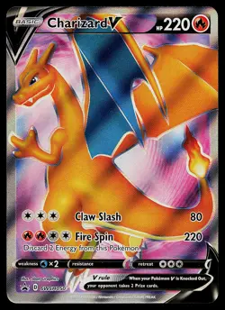 Pokemon Card - Charizard V Sword & Shield Promo SWSH050 Full Art - Image 1