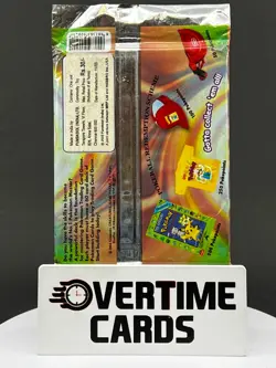 2003 Pokemon Funskool Thunderbolt Sealed Pack - Meowth Pack Art - Image 2