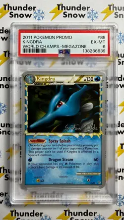 ⚡❄ 2011 Pokemon Promo World Championship Megazone #85 Kingdra PSA 6 - Image 1