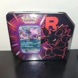 Pokemon TCG Factory Sealed Destined Rivals Team Rocket Tin - Nidoking EX - Image 3