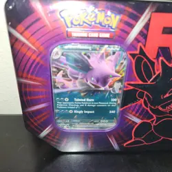 Pokemon TCG Factory Sealed Destined Rivals Team Rocket Tin - Nidoking EX - Image 4