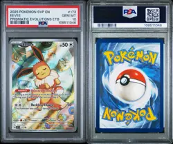 PSA 10 Eevee Prismatic Evolutions ETB 173 Black Star Promo (choose your Slab) - Image 5