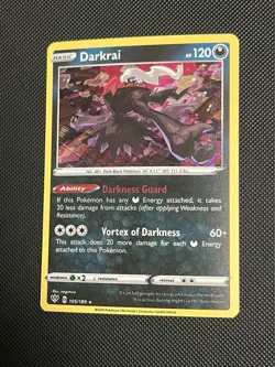 Darkrai (105/189) Darkness Ablaze - LP - w/swirl - 2020 - Cosmo - Pokemon TCG - Image 1