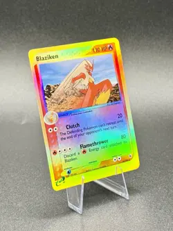 Blaziken 15/109 Reverse Holo Pokemon EX Ruby & Sapphire 2003 Vintage LP/NM - Image 1