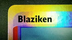 Blaziken 15/109 Reverse Holo Pokemon EX Ruby & Sapphire 2003 Vintage LP/NM - Image 4