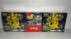 Pokemon TCG Surging Sparks Costco 2-Pack & Regular ETB NEW Factory Sealed - Image 1