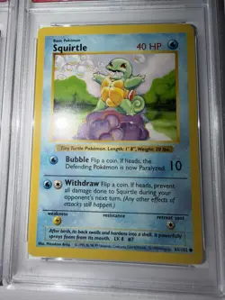 Pokemon Starters 1999 Base Set Shadowless PSA 10 - Bulbasaur Charmander Squirtle - Image 4