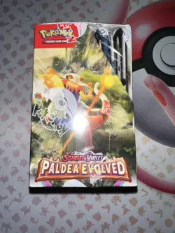 Pokemon TCG Scarlet & Violet Paldea Evolved Half Booster Box 18 Packs (sealed) - Image 5