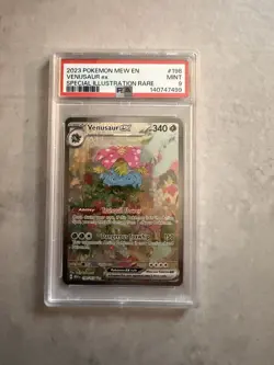 2023 POKEMON MEW EN-151 #167 IVYSAUR ILLUSTRATION RARE - PSA 9 - Image 1