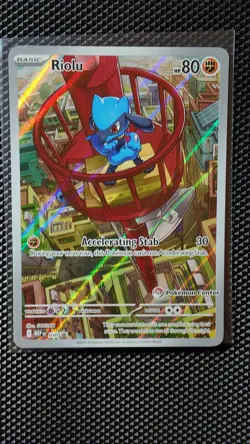 Pokemon Center Stamped Riolu Black Star Promo 010Mega Evolution ETB - Image 1