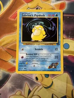 Pokemon Sabrina's Psyduck 99/132 Gym Challenge Regular - Image 1