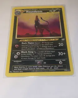 Pokemon Houndoom Neo Revelation 08/64 Holo Rare Unlimited 70 HP - Image 1