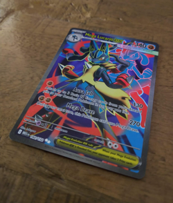 Mega Lucario EX 160/132 ME01 Mega Evolution Pokemon TCG Full Art Mint NM - Image 3