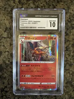 Charizard (2022) 010/071 Pokemon GO CGC Gem Mint 10 Holo - JP - Image 1