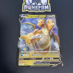 Dragonite V 049/078 Pokemon GO Holo LP - Image 1