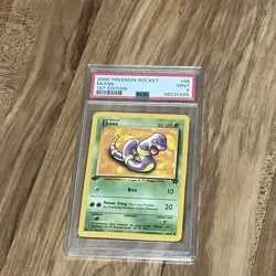 2000 Pokemon Team Rocket Ekans 1st Edition #56 PSA 9 - Image 1