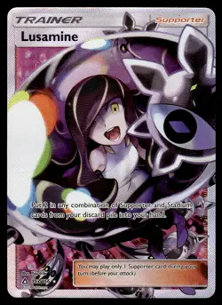 2018 Pokemon Ultra Prism 153/156 Lusamine Near Mint - Image 1