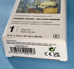 Pokemon Center × Van Gogh Museum Munchlax Snorlax The Bedroom Playmat New In Box - Image 5