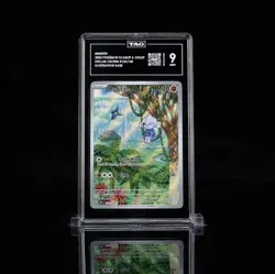 Meditite Pokemon Scarlet & Violet 153/142 Illustration Rare TAG Grade 9 - Image 1