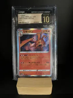 Pokemon TCG Charizard 017/184 (2021) Japanese VMAX Climax CGC Holo PRISTINE 10 - Image 1