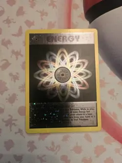 Pokemon TCG Rainbow Energy Holo League Promo Bleed Error LP - Image 1