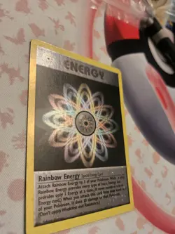 Pokemon TCG Rainbow Energy Holo League Promo Bleed Error LP - Image 3
