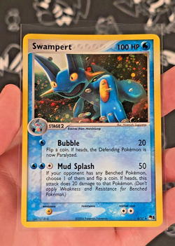 Pokemon TCG Swampert 5/17 Holo Rare POP Series 1 Promo English 2006 LP - Image 1
