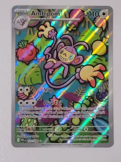 2025 Pokemon Phantasmal Flames PFL EN Ambipom Illustration Rare #107/094 - Image 1