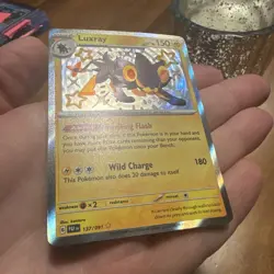 Luxray 137/091 Sv: Paldean Fates Shiny Rare Holo Pokemon TCG - Image 3