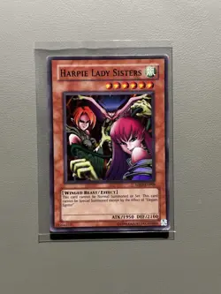 Yu-Gi-Oh! - Harpie Lady Sisters - Super Rare / Holo - MRD-009 ( MP / DMG ) - Image 1