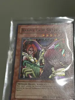 Yu-Gi-Oh! - Harpie Lady Sisters - Super Rare / Holo - MRD-009 ( MP / DMG ) - Image 2
