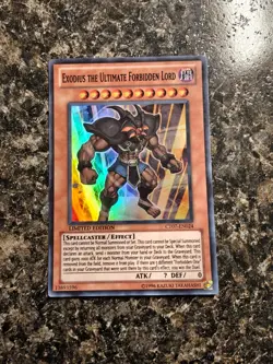 Yugioh Exodius The Ultimate Forbidden Lord - CT07-EN024 - Limited Super Rare MP - Image 1