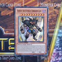 1x Exodius the Ultimate Forbidden Lord - Super Rare - CT07-EN024 - LP - Image 1