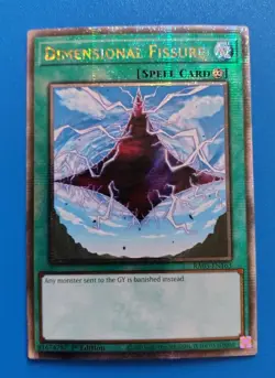 Near Mint Yugioh Dimensional Fissure RA03-EN163 Quarter Century Rare 1st Edition - Image 1