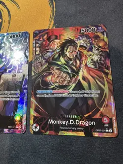 One Piece TCG- Alt Art Leader Lot - Dragon OP07-001 & Hannyabal EB01-021 - Image 2