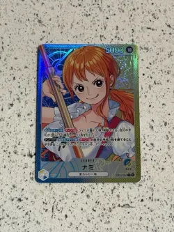 One Piece Japanese Nami Leader OP11-041 Parallel A Fist of Divine Speed NM! - Image 1