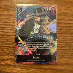 One Piece TCG Card Sabo OP04-083 Dressrosa/Revolutionary Army SR 1 - Image 1