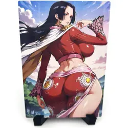 One Piece Boa Hancock Sexy Anime Waifu Girl Doujin Lewd Goddess Story Art Card - Image 1