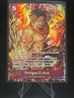 One Piece Portgas.D.Ace (Illustration Box Vol.5) ST15-005 Promotion Cards Foil - Image 1